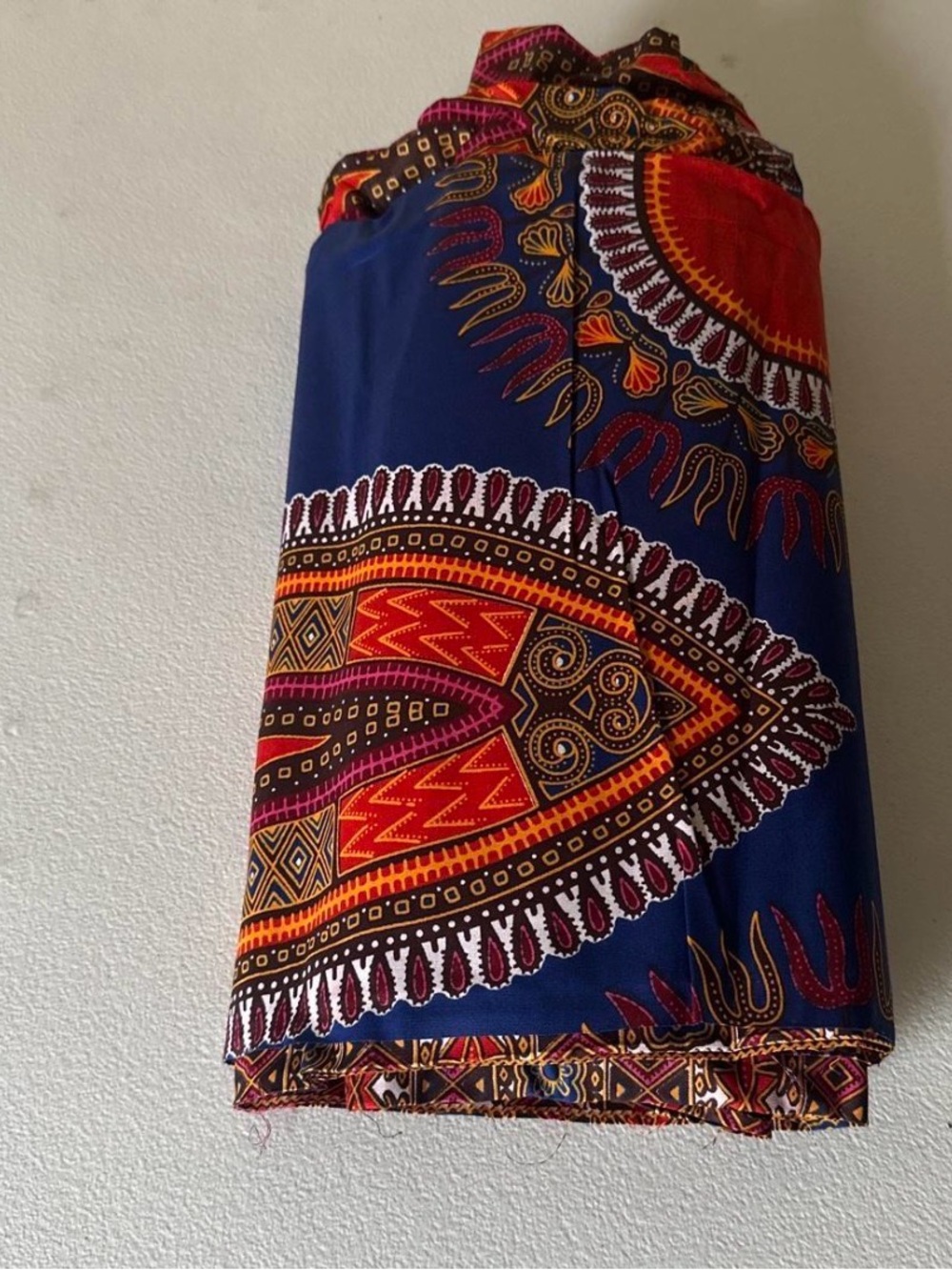 2 yards of African print fabric